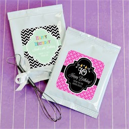 Birthday Hot Chocolate Favors - Personalized Birthday Hot Chocolate Favors - Personalized