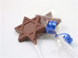 Chocolate Mitzvah Favors - Star of David Pop Chocolate Mitzvah Favors - Star of David Pop