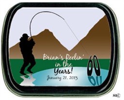 Fishing Party Favors - Theme Mint Tins - 3 Designs Fishing Party Favors - Theme Mint Tins - 3 Designs
