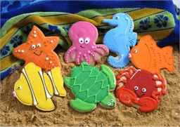 Under The Sea Theme Cookies - Ocean Critters Under The Sea Theme Cookies - Ocean Critters